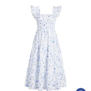 Hill House Ellie Nap Dress - Blue Botanical - XXS